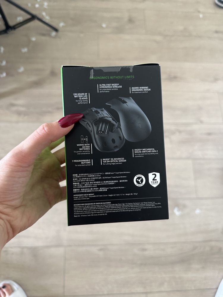 Nowa myszka Razer DeathAdder V2 Wireless