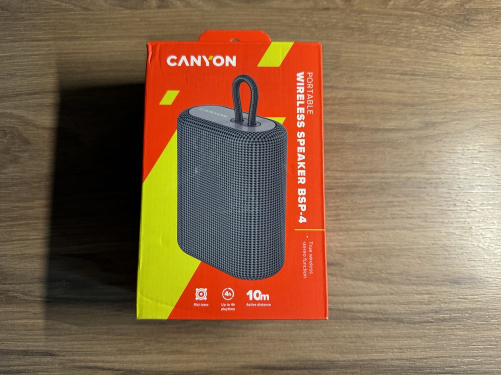 Głośnik bluetooth CANYON BSP-4 Nowy