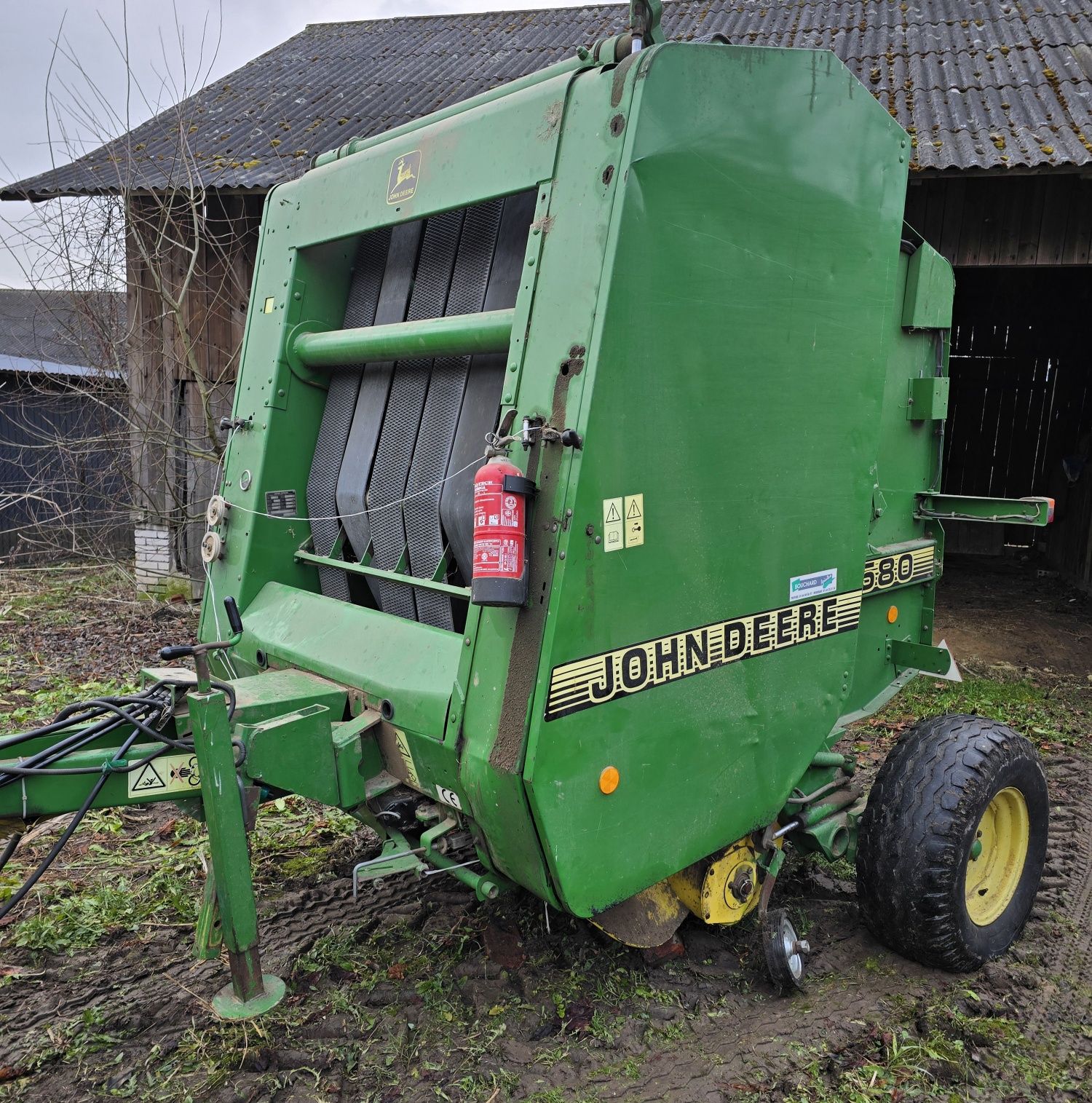 Prasa rolująca John Deere 580