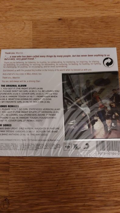 New Kids on The Block CD Hangin Tough 30 Years FOLIA Deluxe Edition