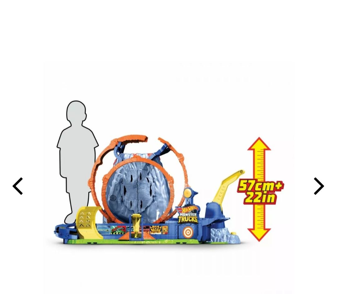 Hot Wheels Monster Trucks Wulkan kaskaderska Arena