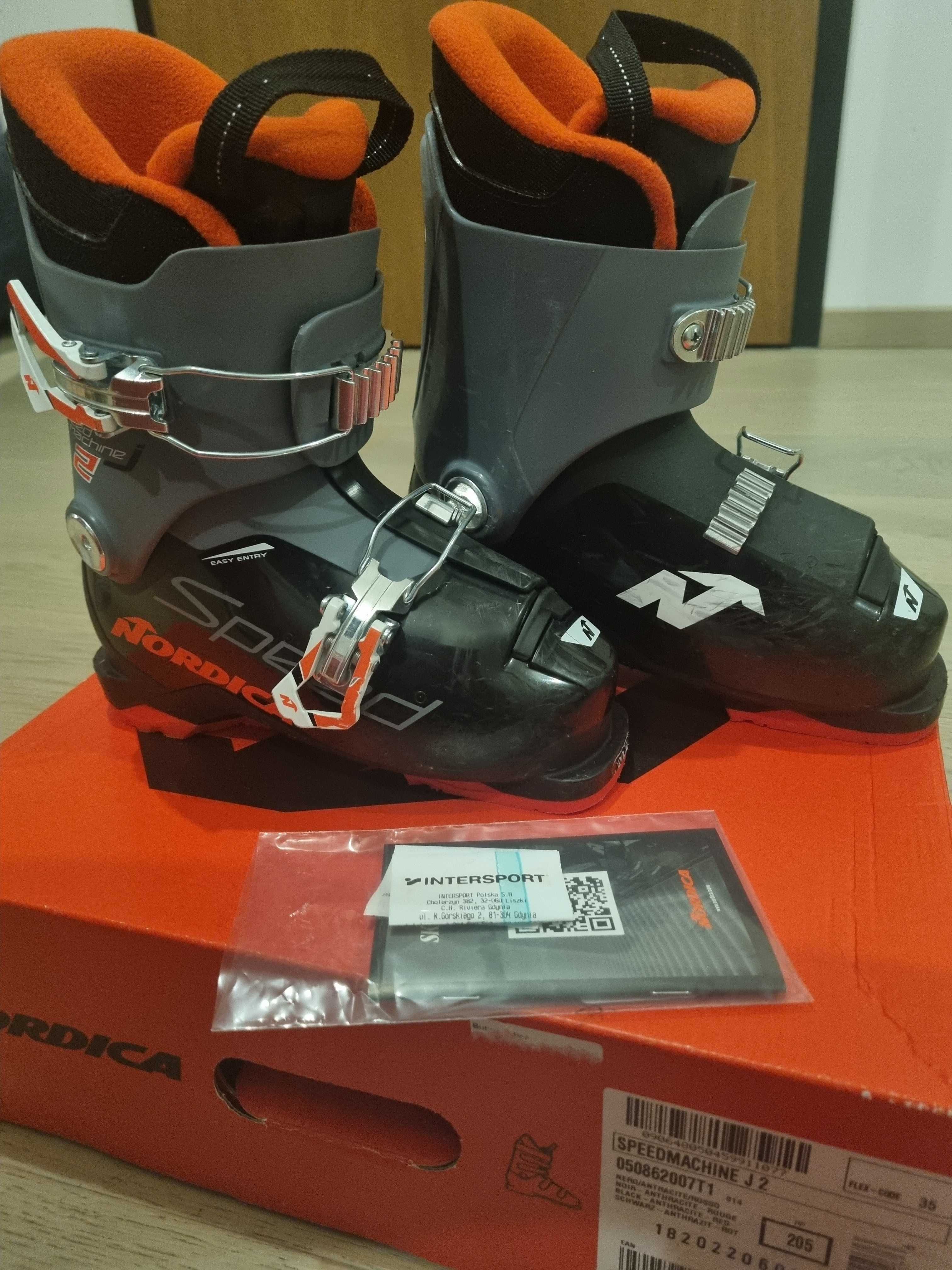 Buty narciarskie Nordica Speed machine J2 dlugosc 205 mm