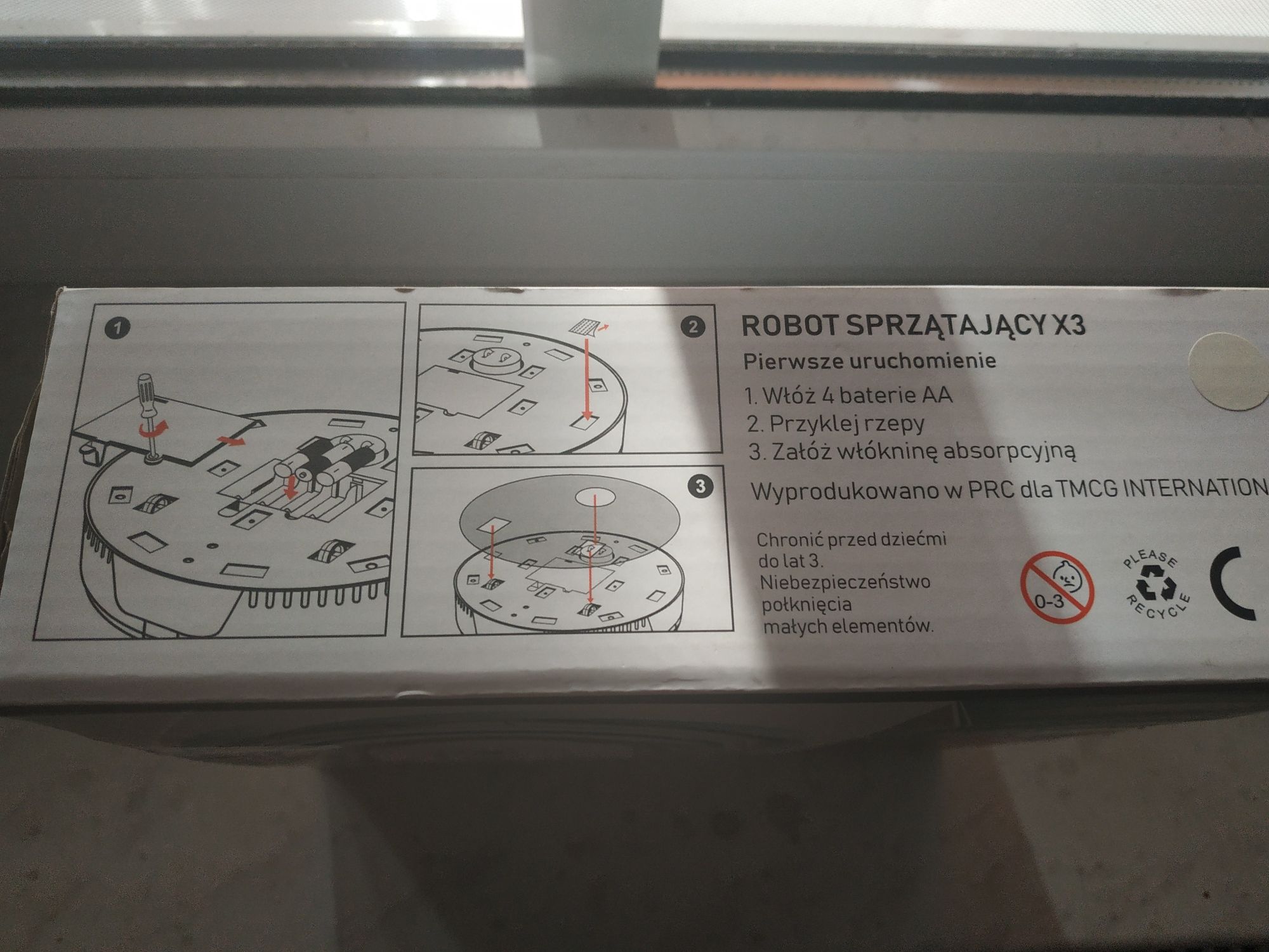 Robomop sprzątający vileda ViRobi RV-1056 + clean smart robot
