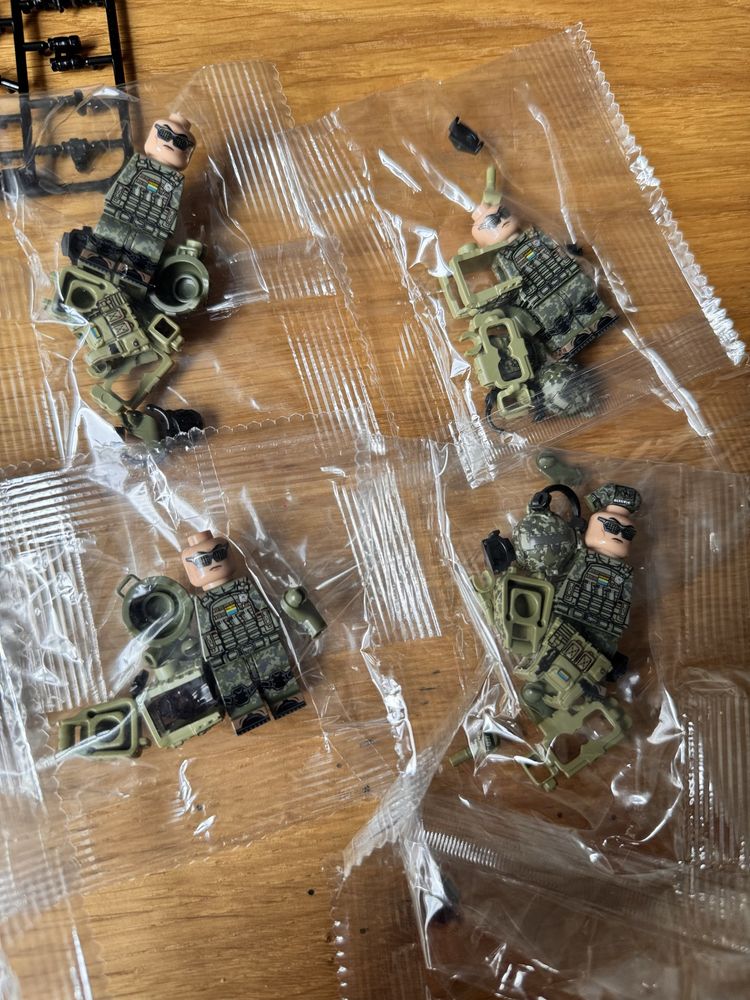 Военные ЗСУ фигурки человечки Lego, набор 5шт в 1