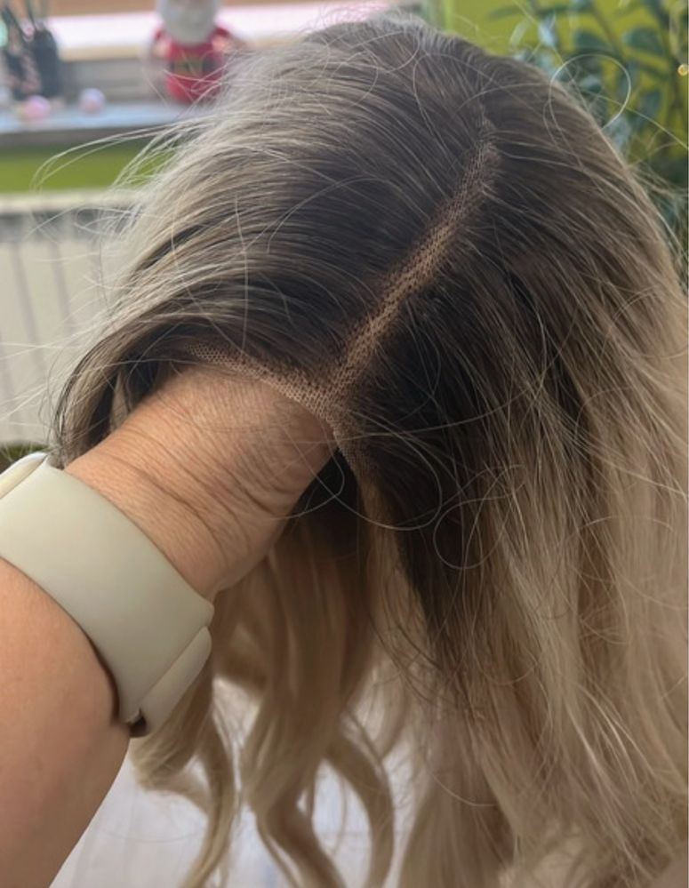Nowa blond peruka ombre
