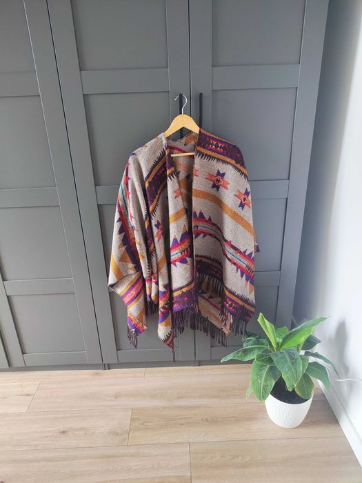 Ponczo boho H&M Indiana