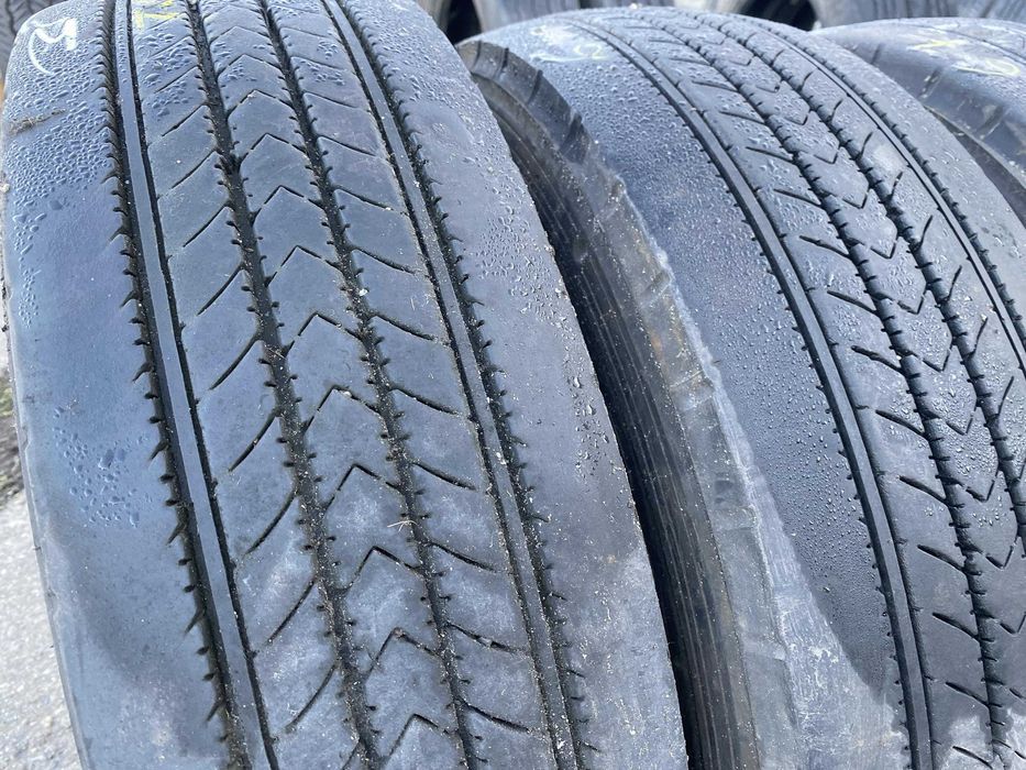 Opony używane przednie 215/75r17.5 BRIDGESTONE R227 Przód 6-8mm