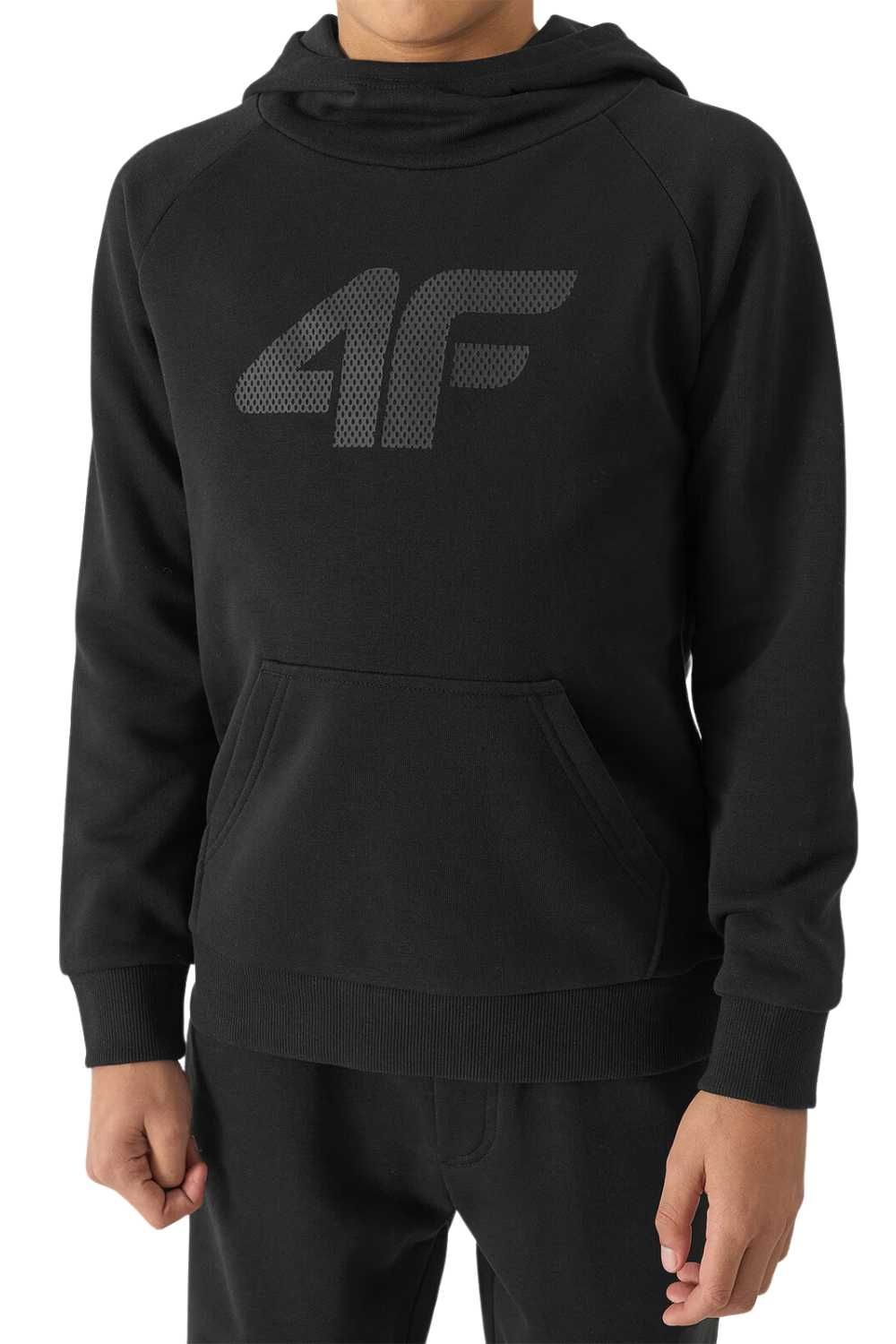 Bluza dresowa z kapturem chłopięca 4F: różne rozmiary