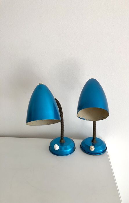 Par de candeeiros vintage