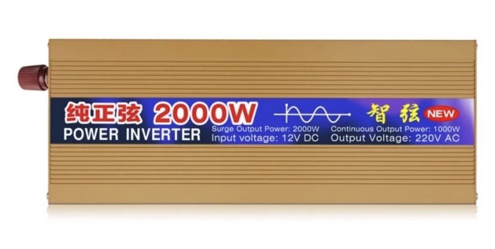 Инвертор 2000 чистый синусоид inverter инвектор
