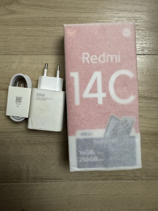 Redmi 14C 4G 8/256GB Czarny Fabrycznie Nowy. +ładowarka. no-simlock