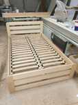 Łóżko bukowe 120x200 lite drewno bukowe stelaż