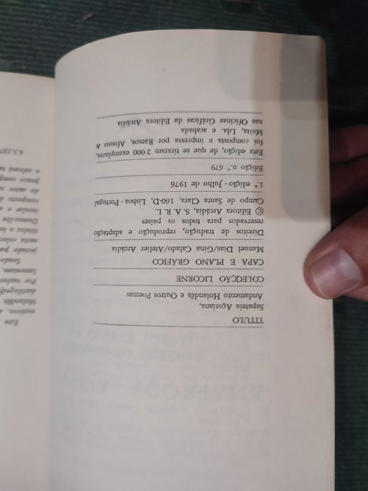 Sapateia Açoriana - Vitorino Nemésio - 1ª Edição