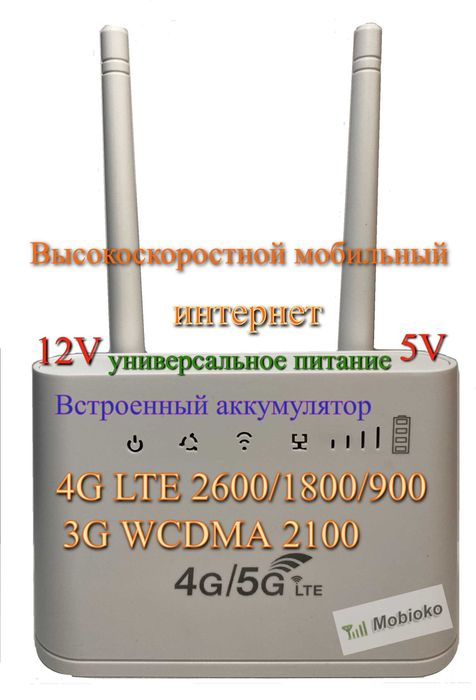 Комплект для 4G швидкісного інтернету, антена MIMO.