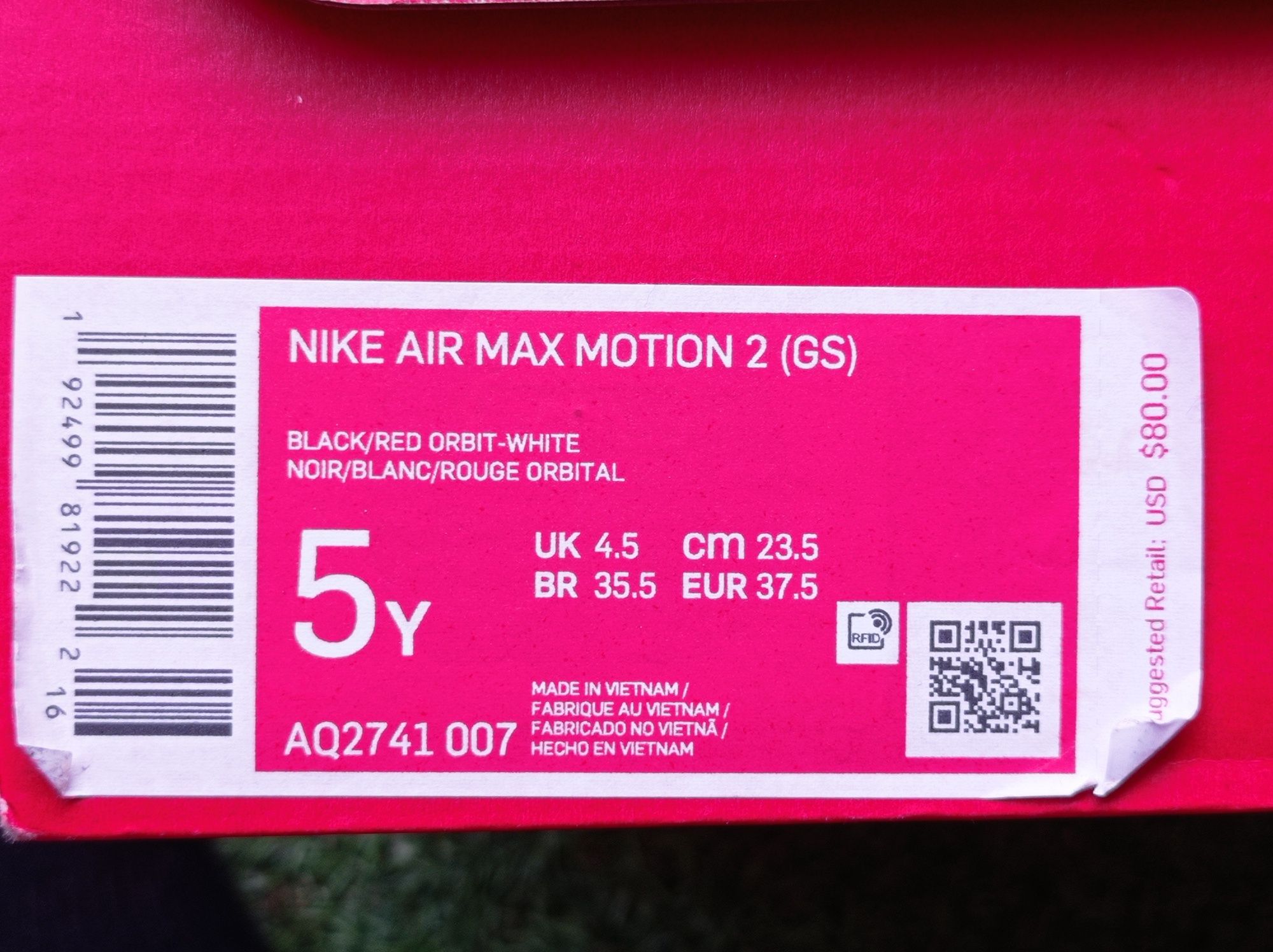 Buty Nike Air Max Motion GS rozm. 37.5