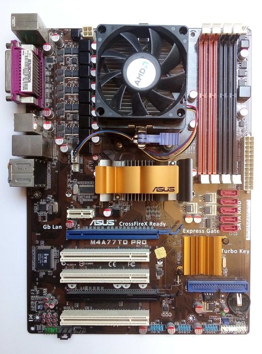 Płyta główna ASUS M4A77TD Pro + CPU