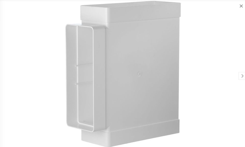 Trójnik poziomy do płaskich kanałów wentylacyjnych 220 x 55 mm