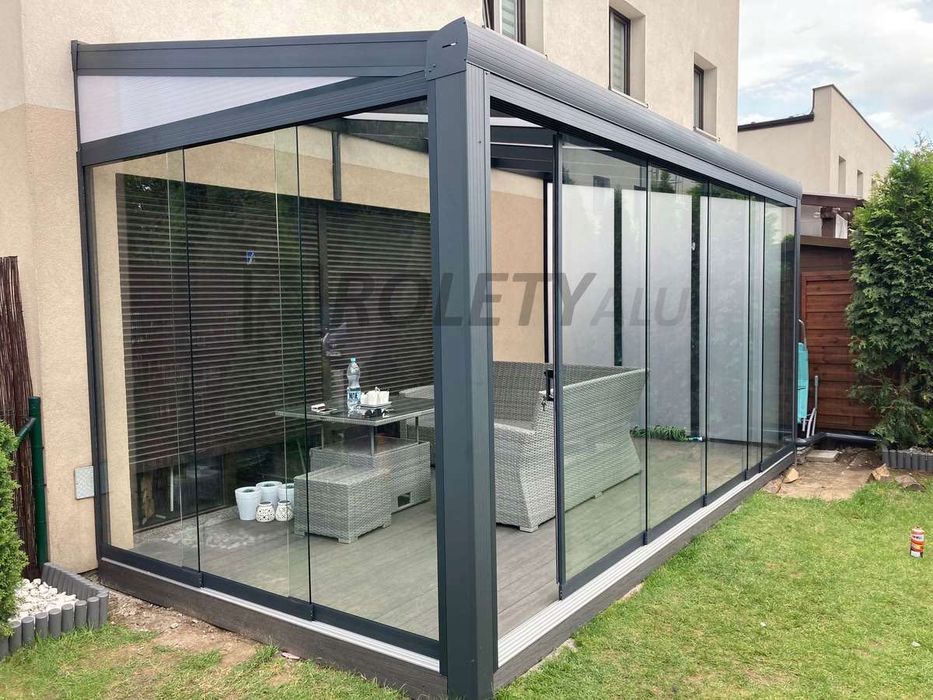 Pergola Ogrodowa Tarasowa Wiata ALTANA Aluminiowa Zadaszenie Tarasu