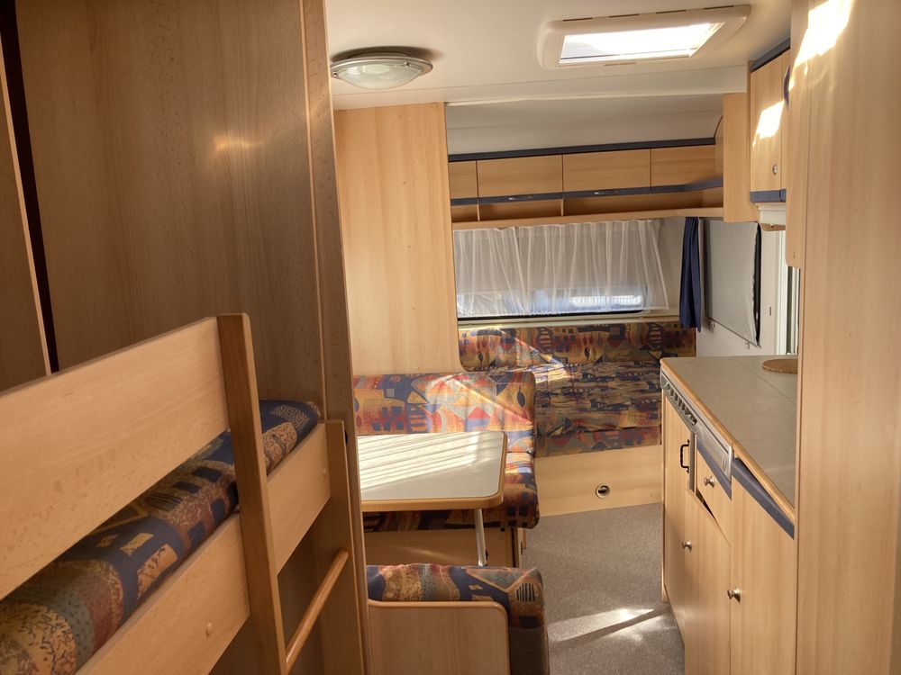 Wynajem przyczepa kempingowa Chałupy 5,5 Albatros Hel campnig kamper