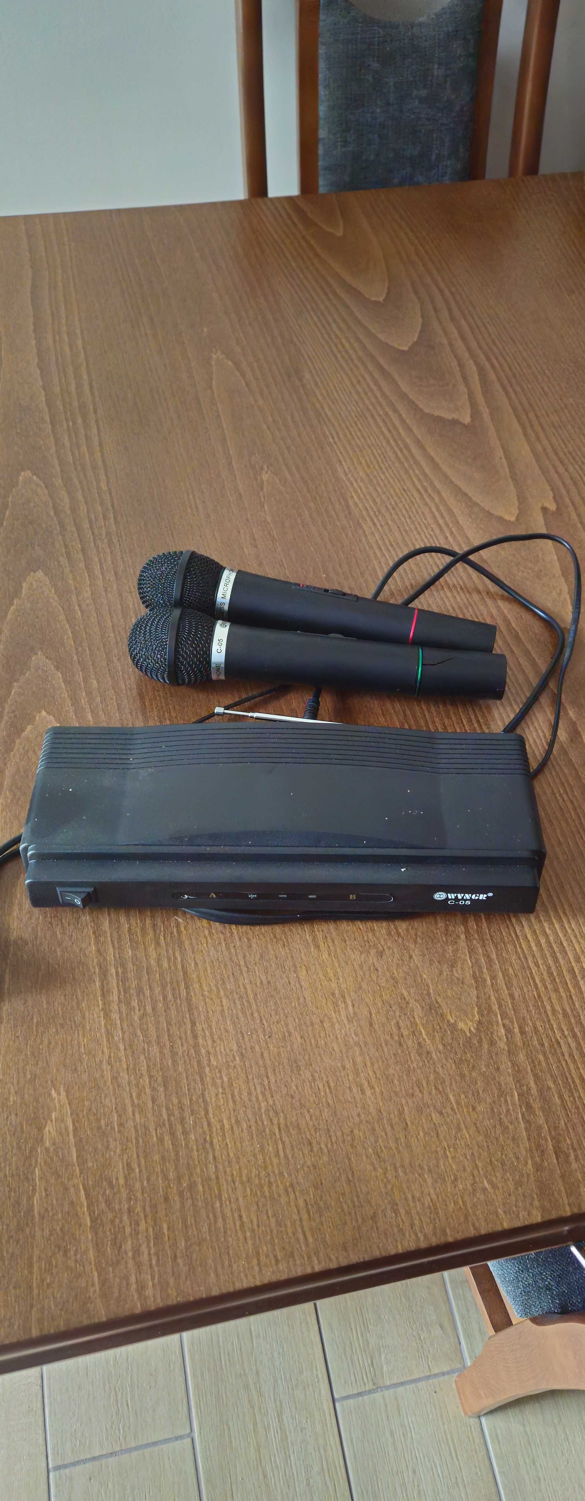 Kolumny estradowe 1600W super bass + led wzmacniacz i radio