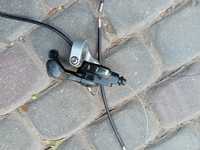 Manetki 3x8, prawa i lewa Shimano Alivio.