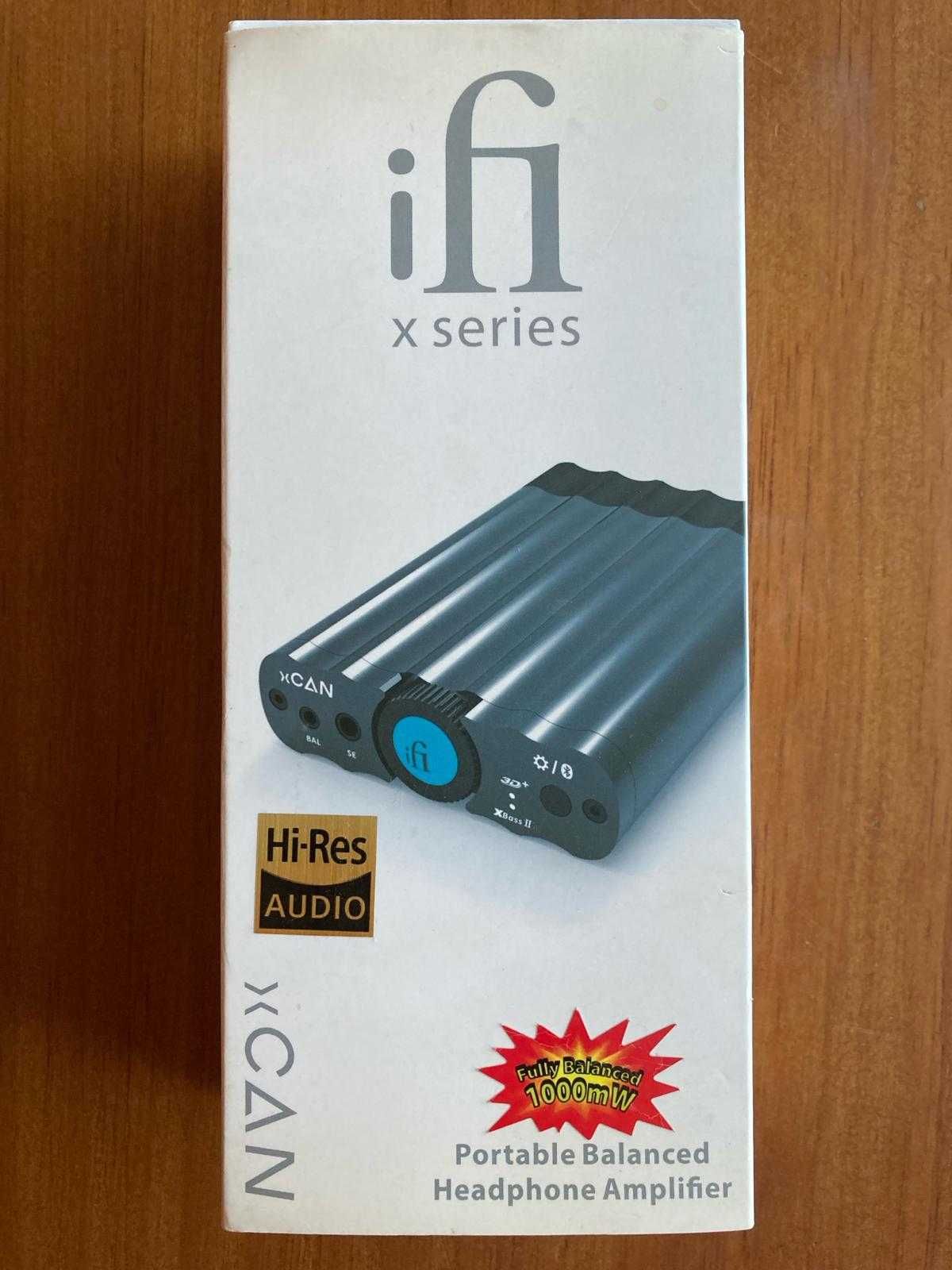 Amplificador iFi X Series portátil para telémovel ou pc