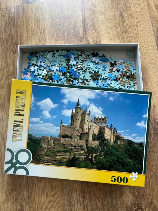 Puzzle Trefl 500 zamek w górach