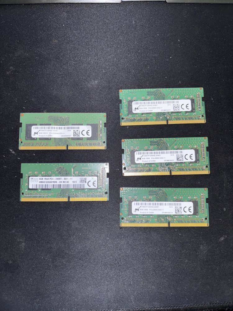Memórias RAM Computador Portátil
