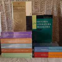 História da Literatura Portuguesa e Brasileira em 9 livros novos