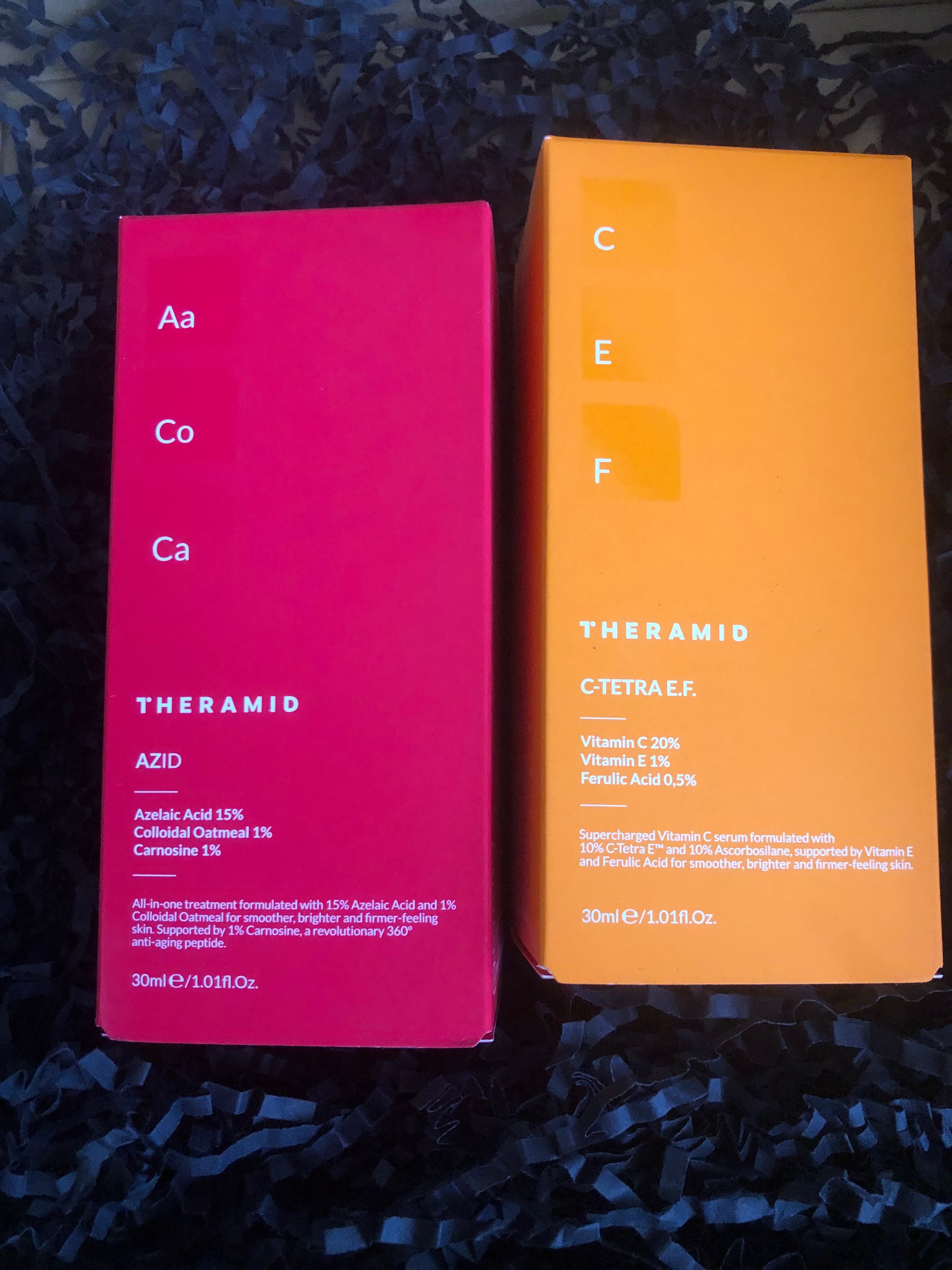 Theramid Vitamin C, Azelaic Azid, Transparent Lab