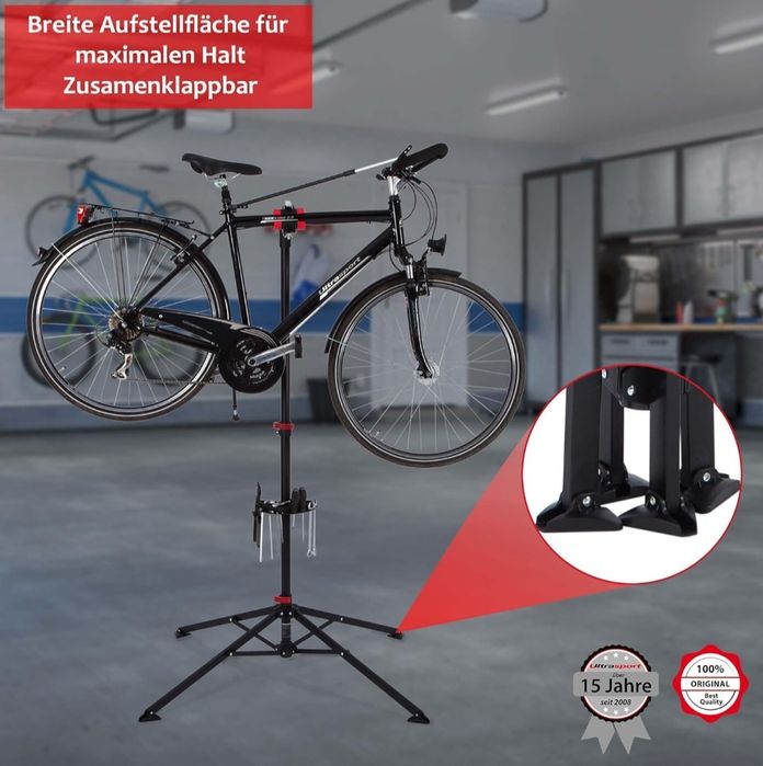 Stabilny stojak serwisowy Rowerowy Półka magnetyczna Napinacz Quickloc