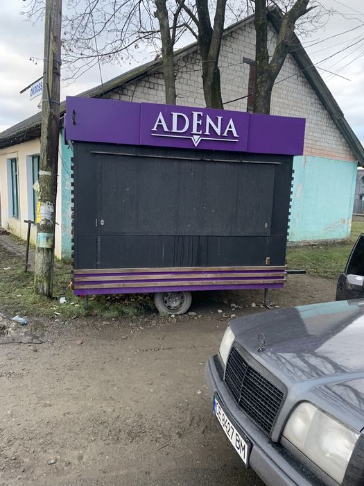 Торговий причіп для кавярні