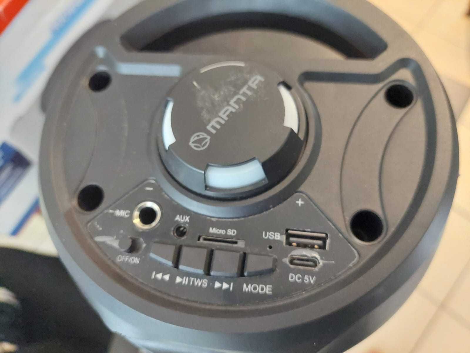 Głośnik Bluetooth z mikrofonem Manta SPK815 / Nowy Lombard / Cz-wa