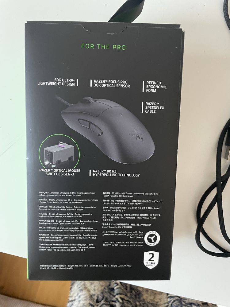 Myszka komputerowa Razer Deathadder v3