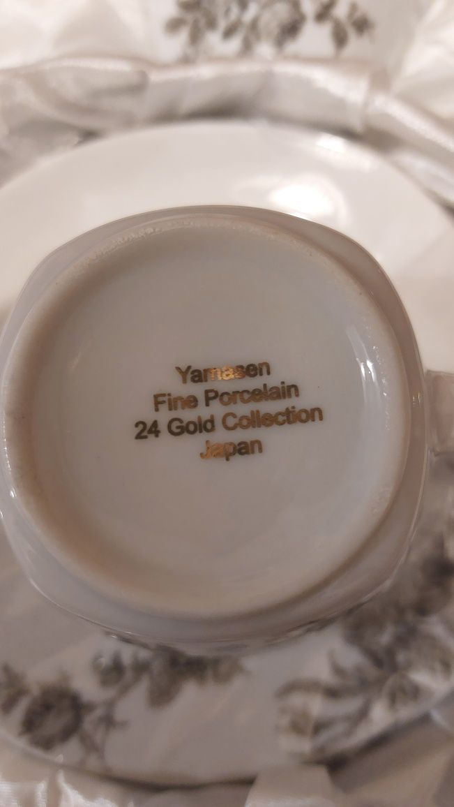 Komplet porcelany japońskiej Yamasen Fine Porcelain 24 Gold Collection