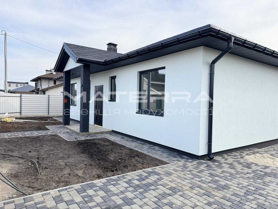 Боярка - Тарасівка Продаж нового одноповерхового будинку 110м2