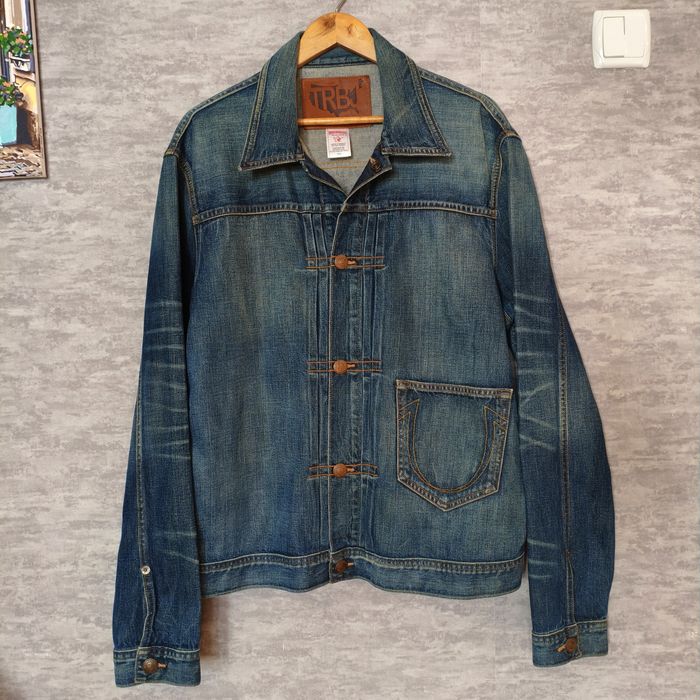 джинсовая куртка джинсовка True Religion Type 1 l