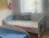 Łóżko dziecięce dla dziewczynki 160x80 BABY BOO FROZEN