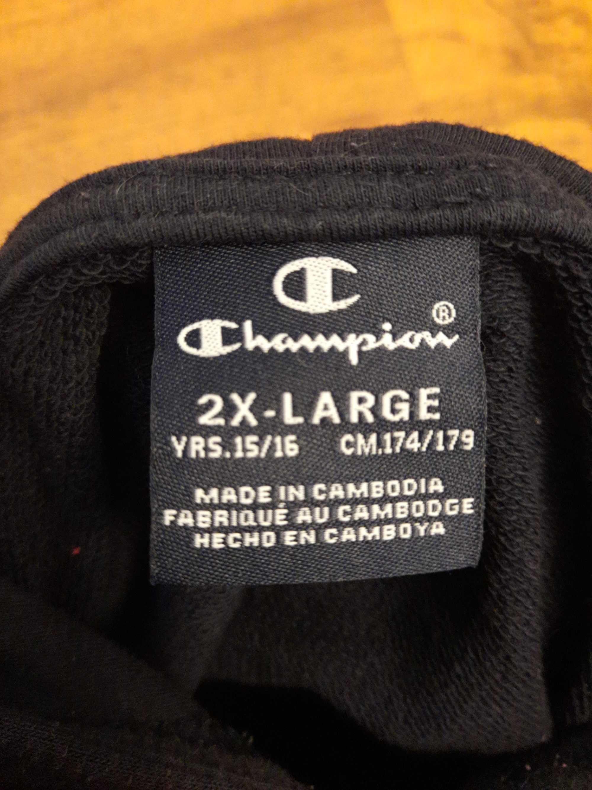 Rozpinana bluza z kapturem Champion 2XL 15 16 lat orientacyjnie XS S