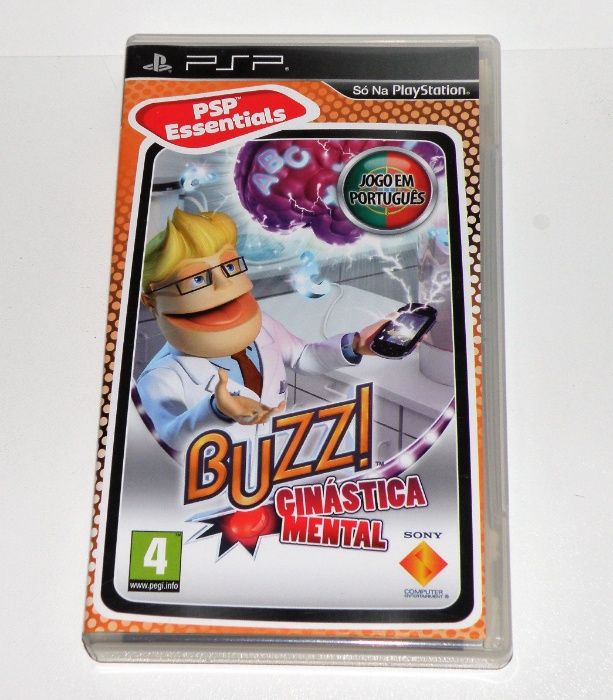 Jogo Buzz Ginástica Mental PSP