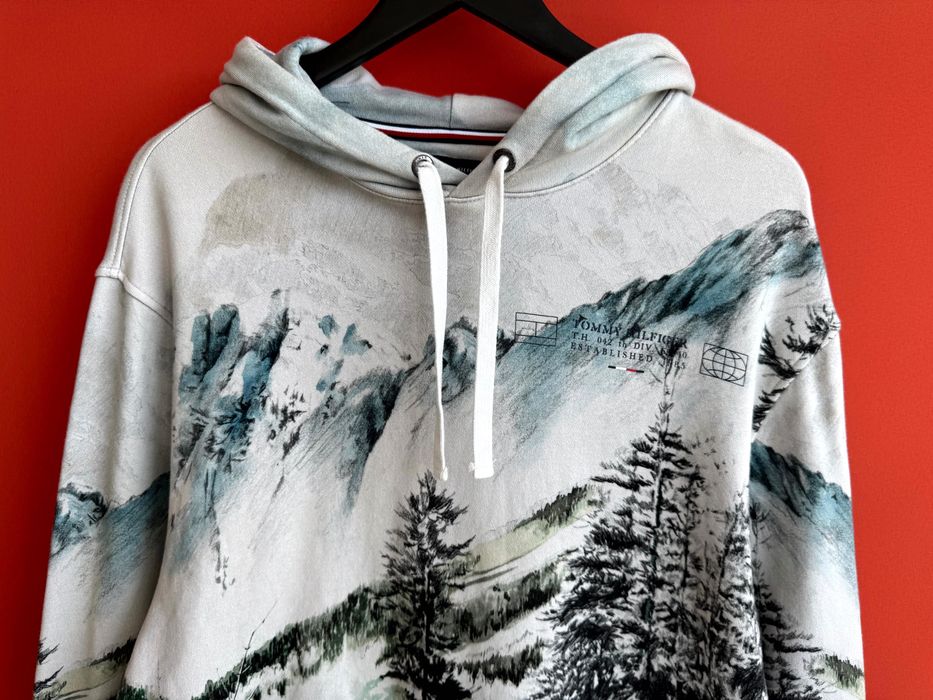 Tommy Hilfiger чоловіча кофта з капюшоном худі толстовка розмір L