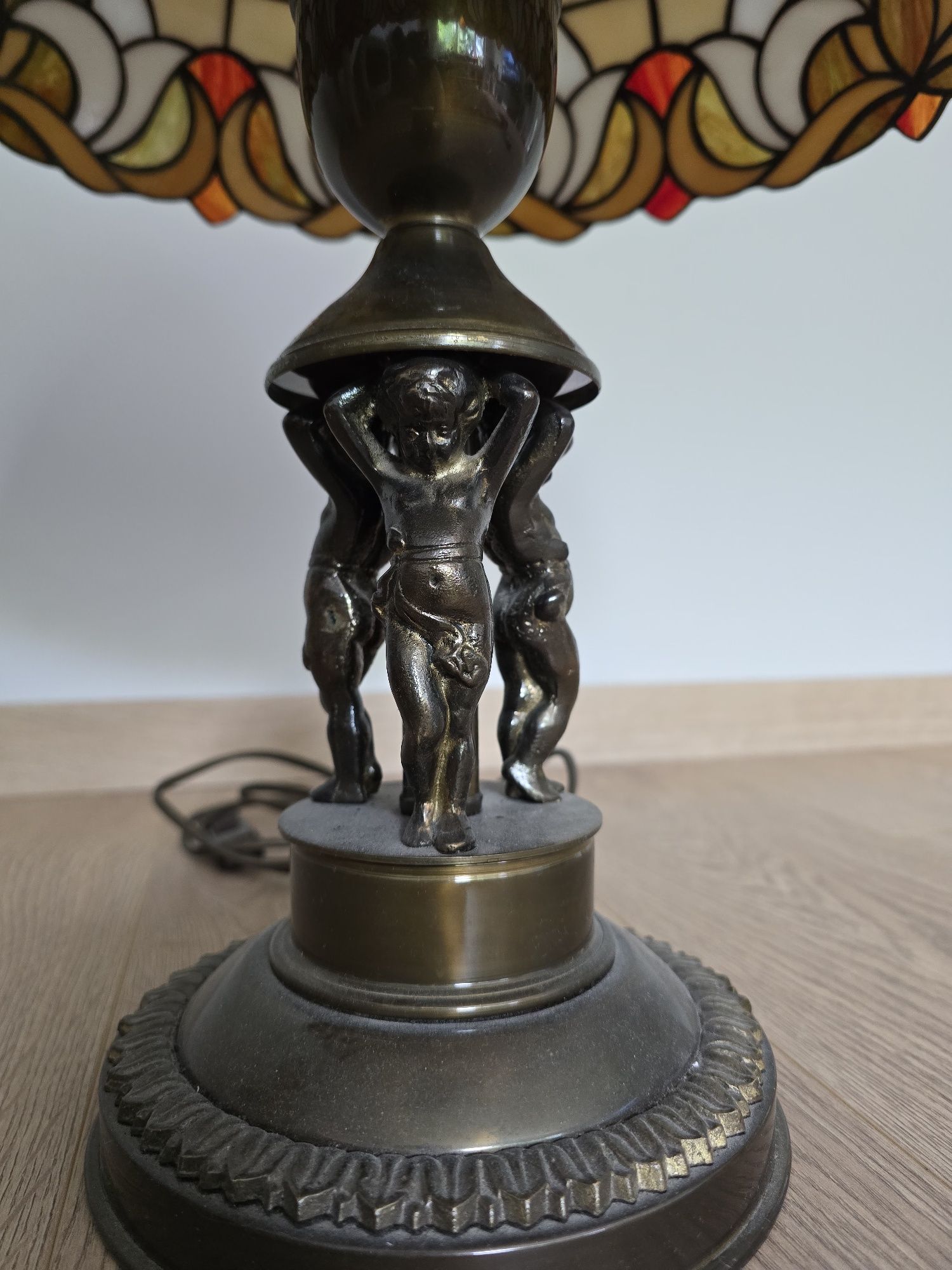 lampa witrażowa art deco