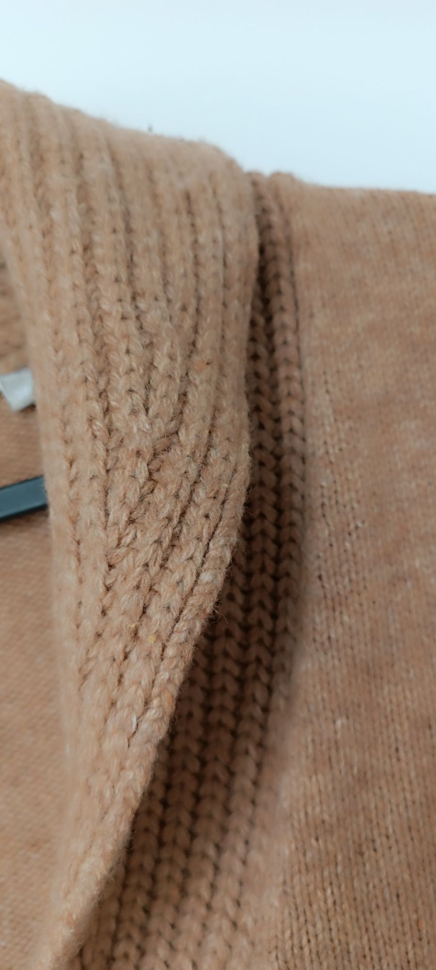Wełniany rozpinany sweter damski S M L 36 38 40