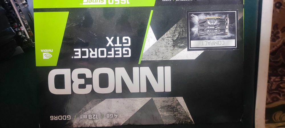 Продам видеокарту  GeForce  INNO3D  1650 SUPER  4GB