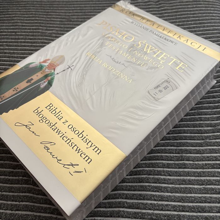 NOWE Pismo Święte Stary i Nowy Testament, wydanie pamiątkowe
