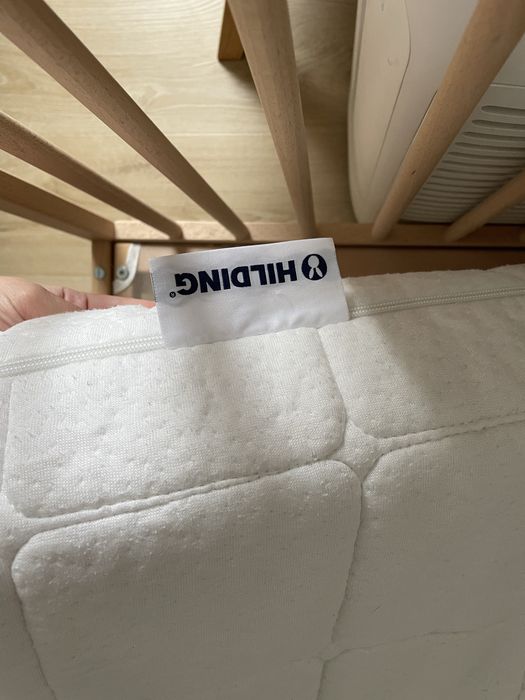 Łóżeczko IKEA sniglar plus materac hilding
