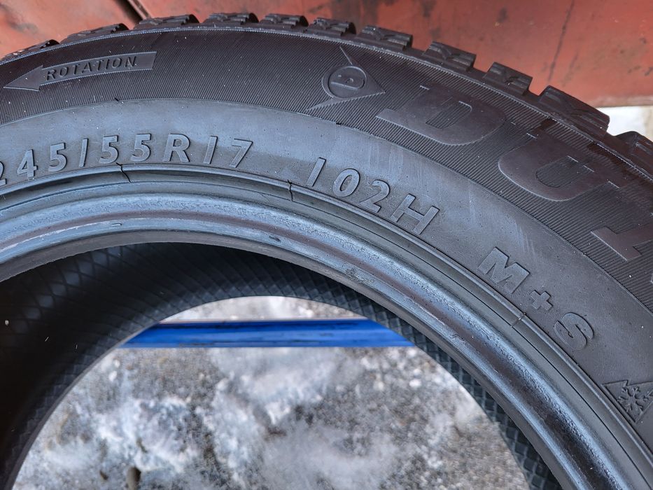 245/55/17 R17 Dunlop SP Winter Sport M3 2шт ціна за 1шт шини