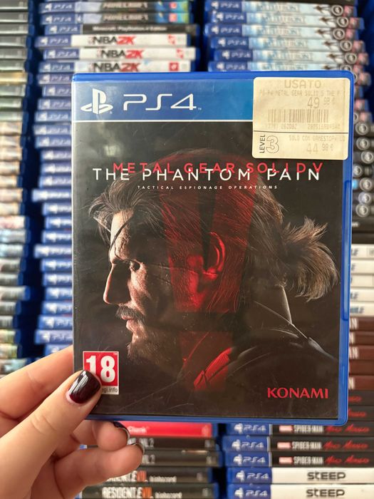 Гра The Phantom Pain на ps4, диск з грою на пс 4, ліцензія