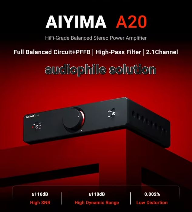 Aiyima A80.  Підсилювач D класу / ЦАП.
