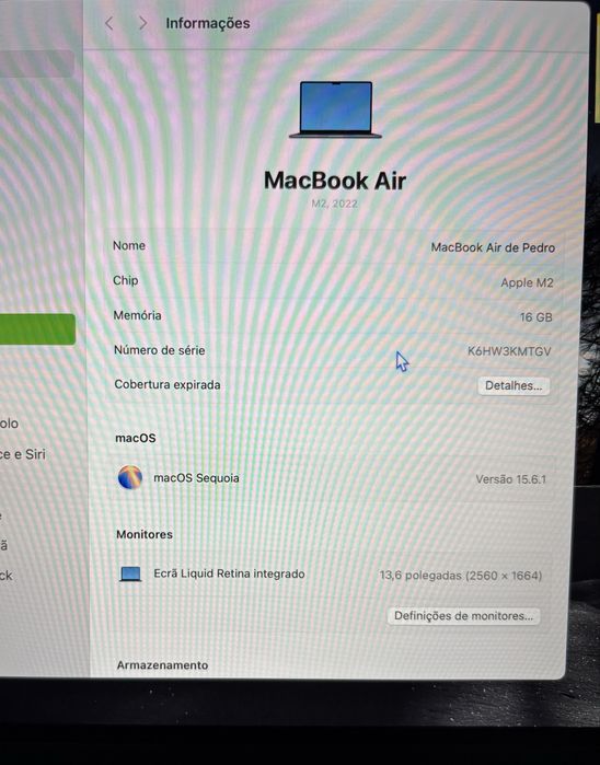 Macbook 14” Apple M2 16Gb 500Gb